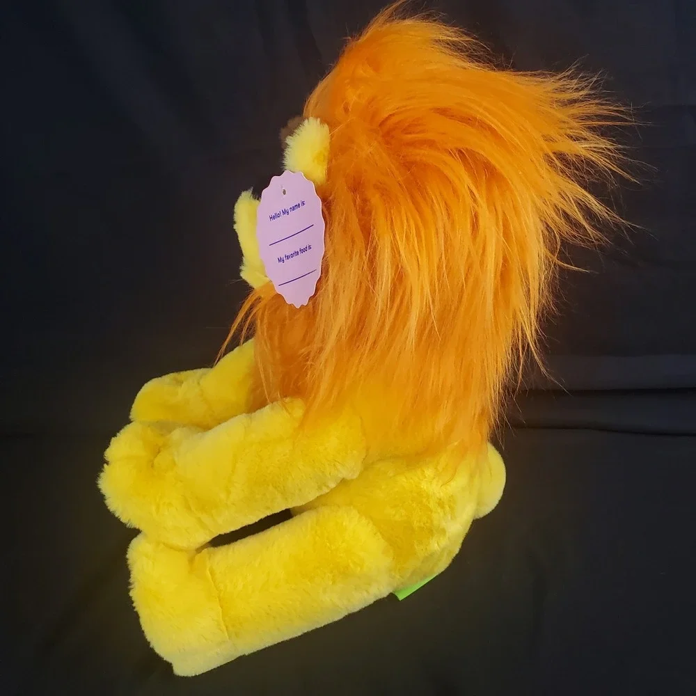 Giggle Scape Yellow Lion Plush Orange Mane  12